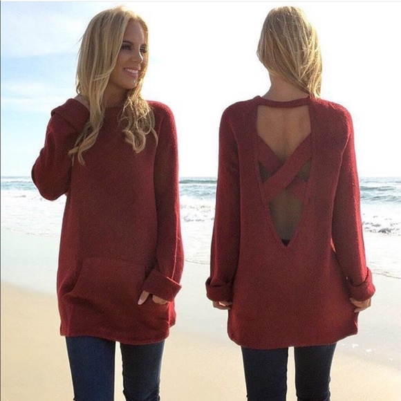 Dainty Hooligan Sweaters - (🌹 3 for $15) Dainty Hooligan open back sweater
